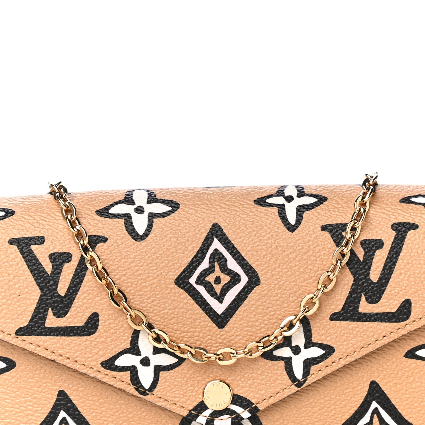 Monogram Wild At Heart Felicie Strap & Go Arizona Creme