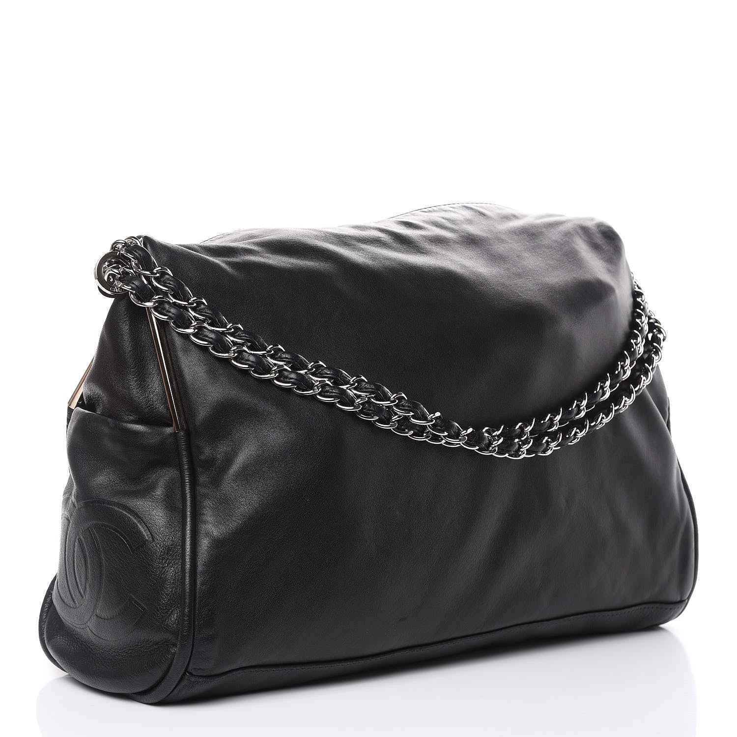 Chanel Lambskin Large Ultimate Soft Tote Black 3 of 17