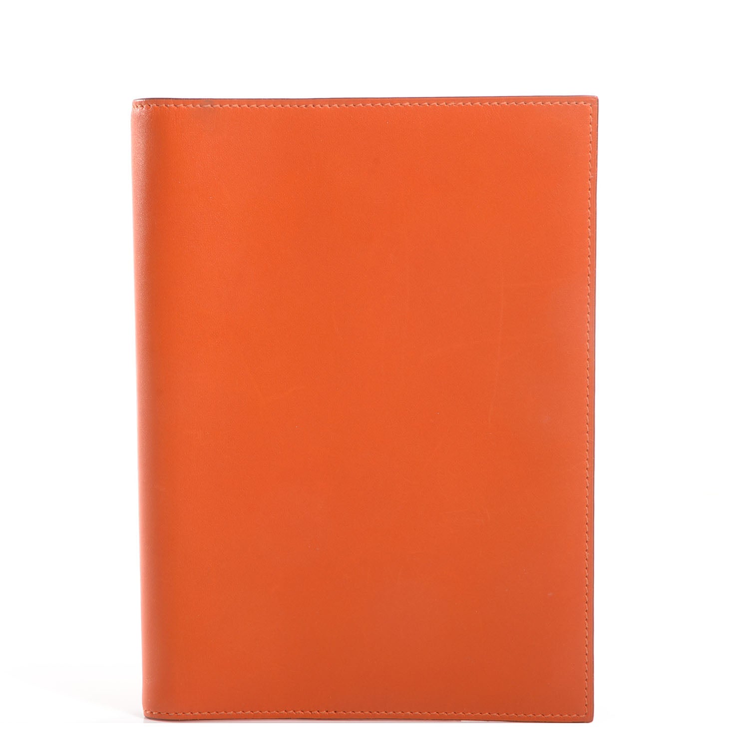 Hermes Chamonix Globe Trotter Agenda PM Cover Orange 1 of 6