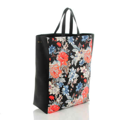 Celine Lambskin Floral Printed Vertical Cabas Potiron 3 of 8