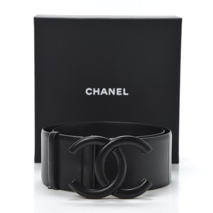 Chanel Lambskin CC Belt 80 32 Black 6 of 6