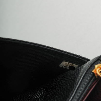 Chanel Caviar Quilted Wallet On Chain WOC Black 8 of 8
