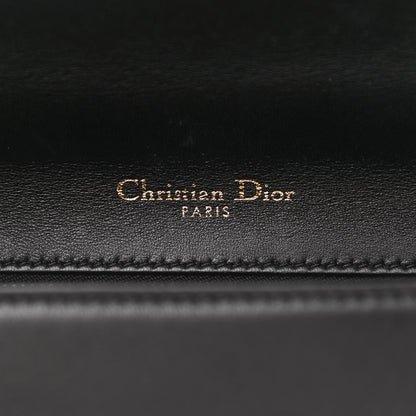 Christian Dior Lambskin Studded Medium Diorama Flap Bag Black 6 of 10