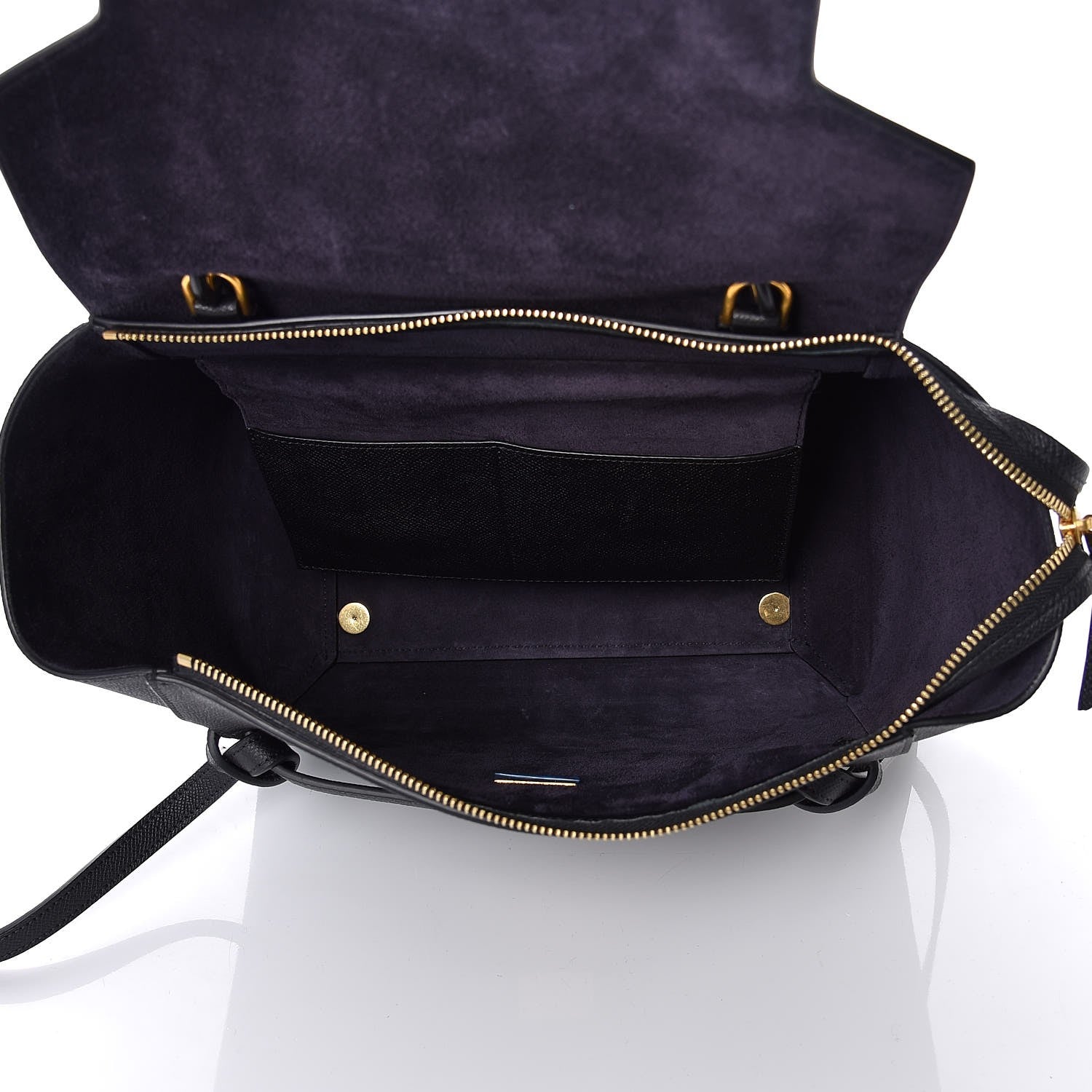 Celine Grained Calfskin Mini Belt Bag Black 6 of 7