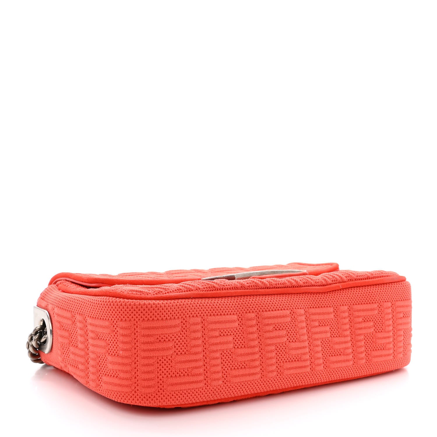 Fendi Technical Fabric FF Midi Chain Baguette Tulipano 4 of 12