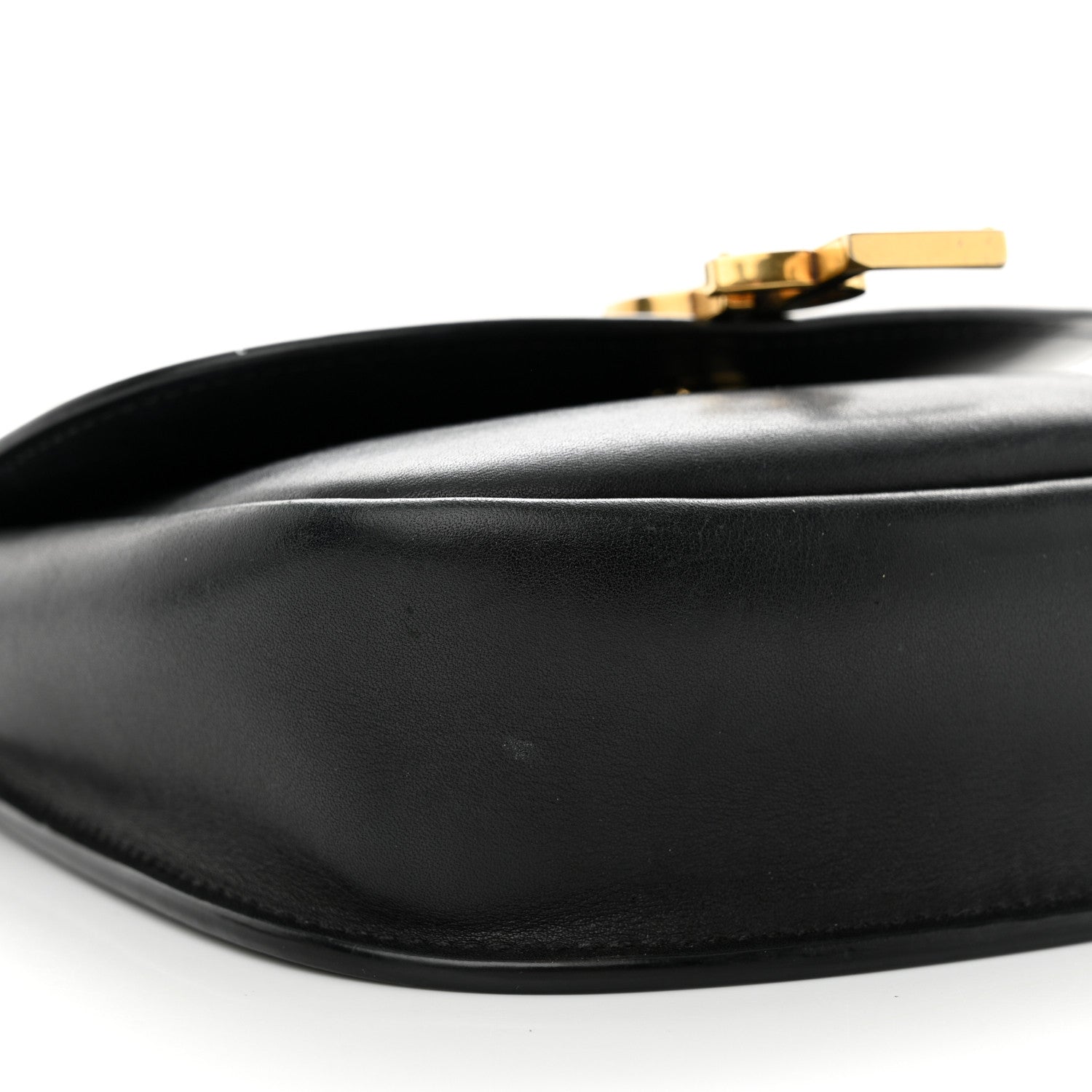 Saint Laurent Smooth Calfskin Classic Monogram Small Kaia Satchel Black 8 of 13