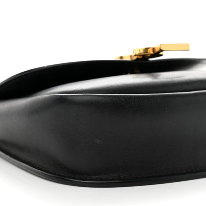 Saint Laurent Smooth Calfskin Classic Monogram Small Kaia Satchel Black 8 of 13