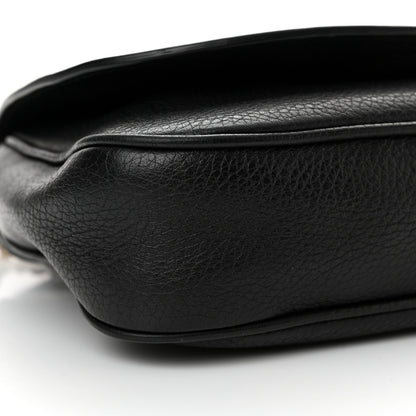 Gucci Pebbled Calfskin Medium Soho Flap Crossbody Black 9 of 15