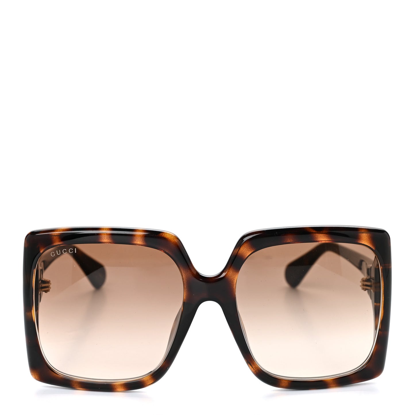 Acetate Square Frame Sunglasses GG0876SA Tortoise