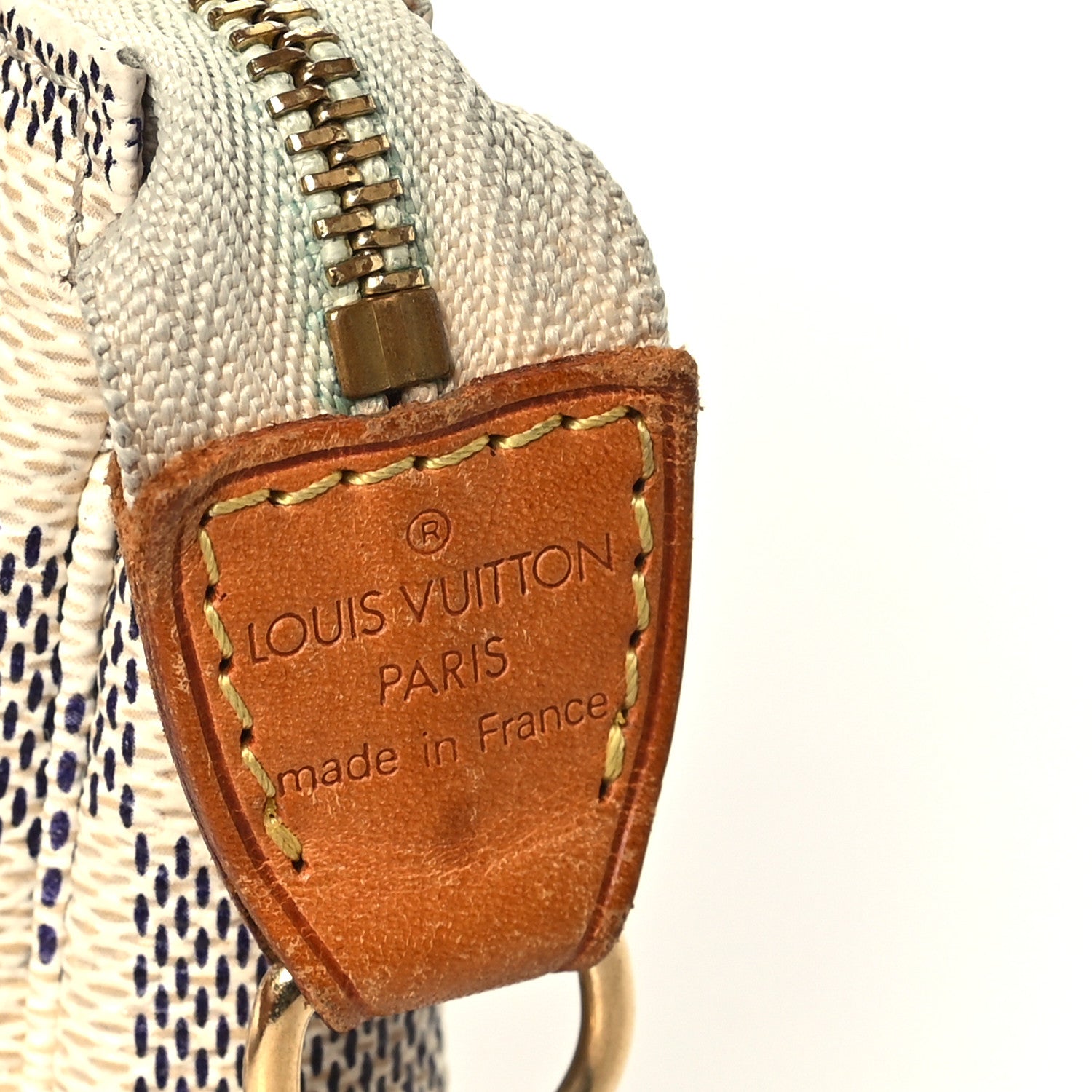 Louis Vuitton Damier Azur Mini Pochette Accessories 6 of 10