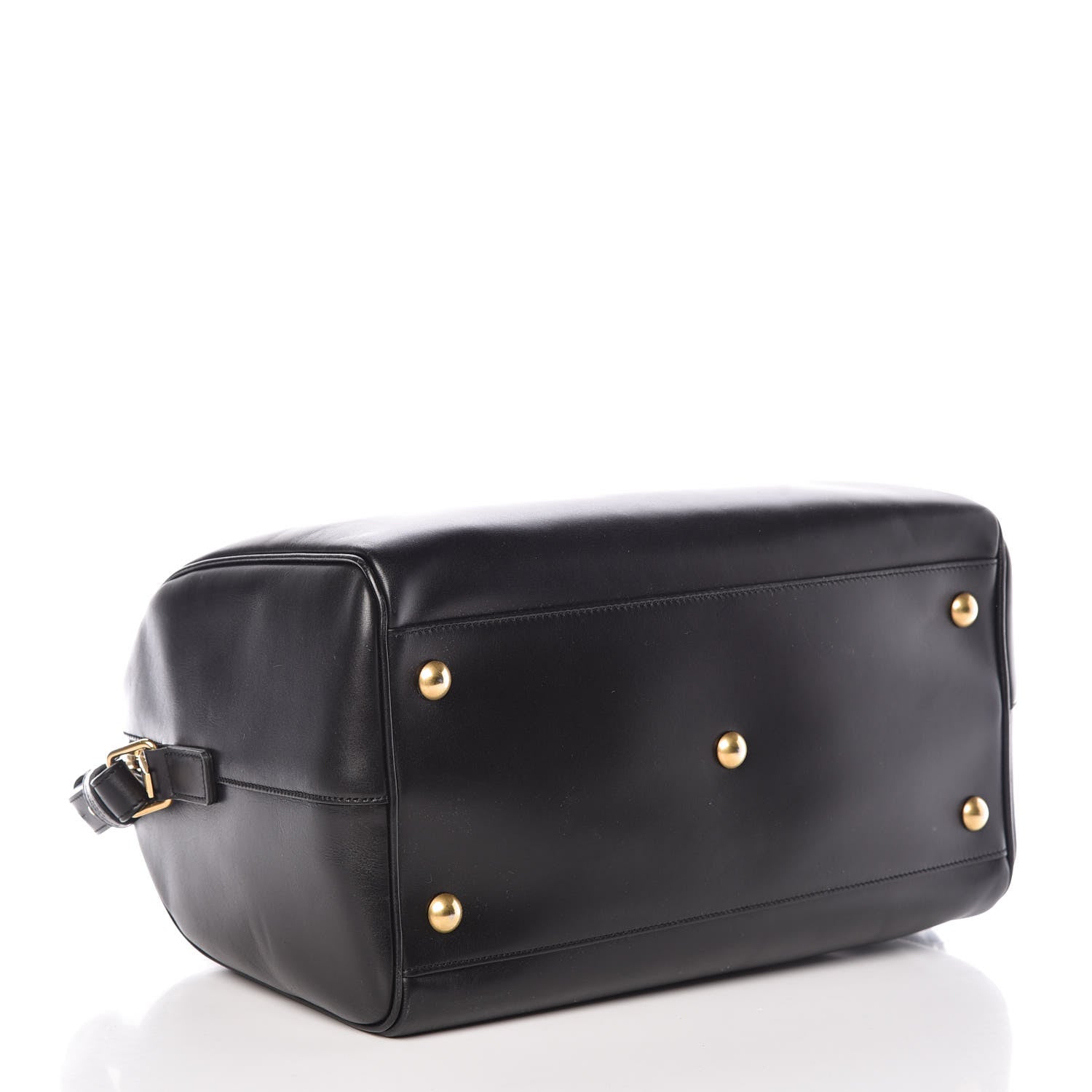 Saint Laurent Calfskin Classic Duffle 6 Black 4 of 19
