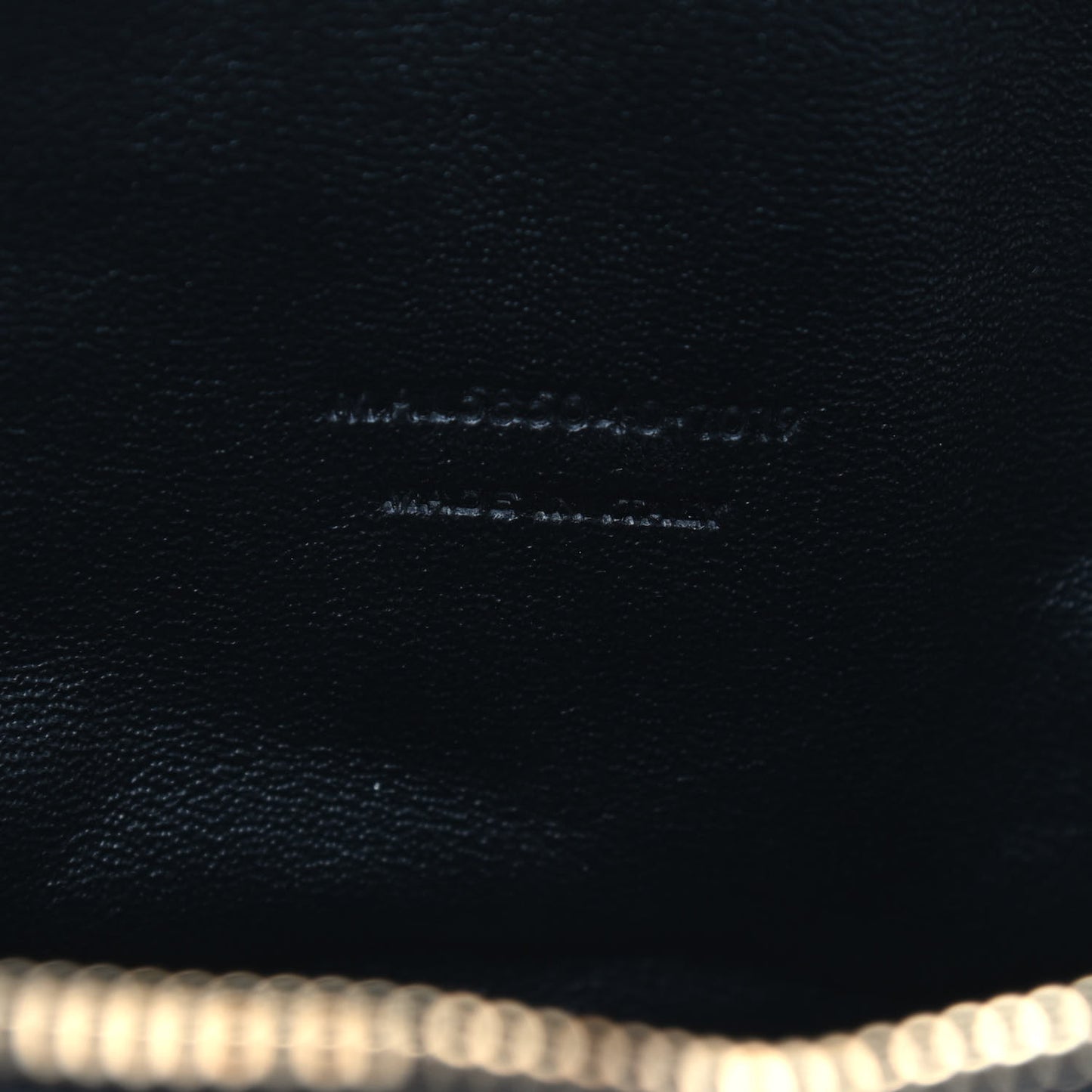 Grain De Poudre Matelasse Monogram Mini Lou Camera Bag Black