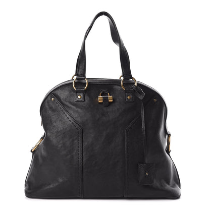 Saint Laurent Calfskin Oversized Muse Black 1 of 9