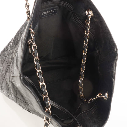 Chanel Soft Caviar Large Timeless CC Shoulder Bag Black 7 of 7