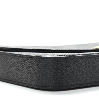 Louis Vuitton Empreinte Pochette Felicie Chain Wallet Black 10 of 12