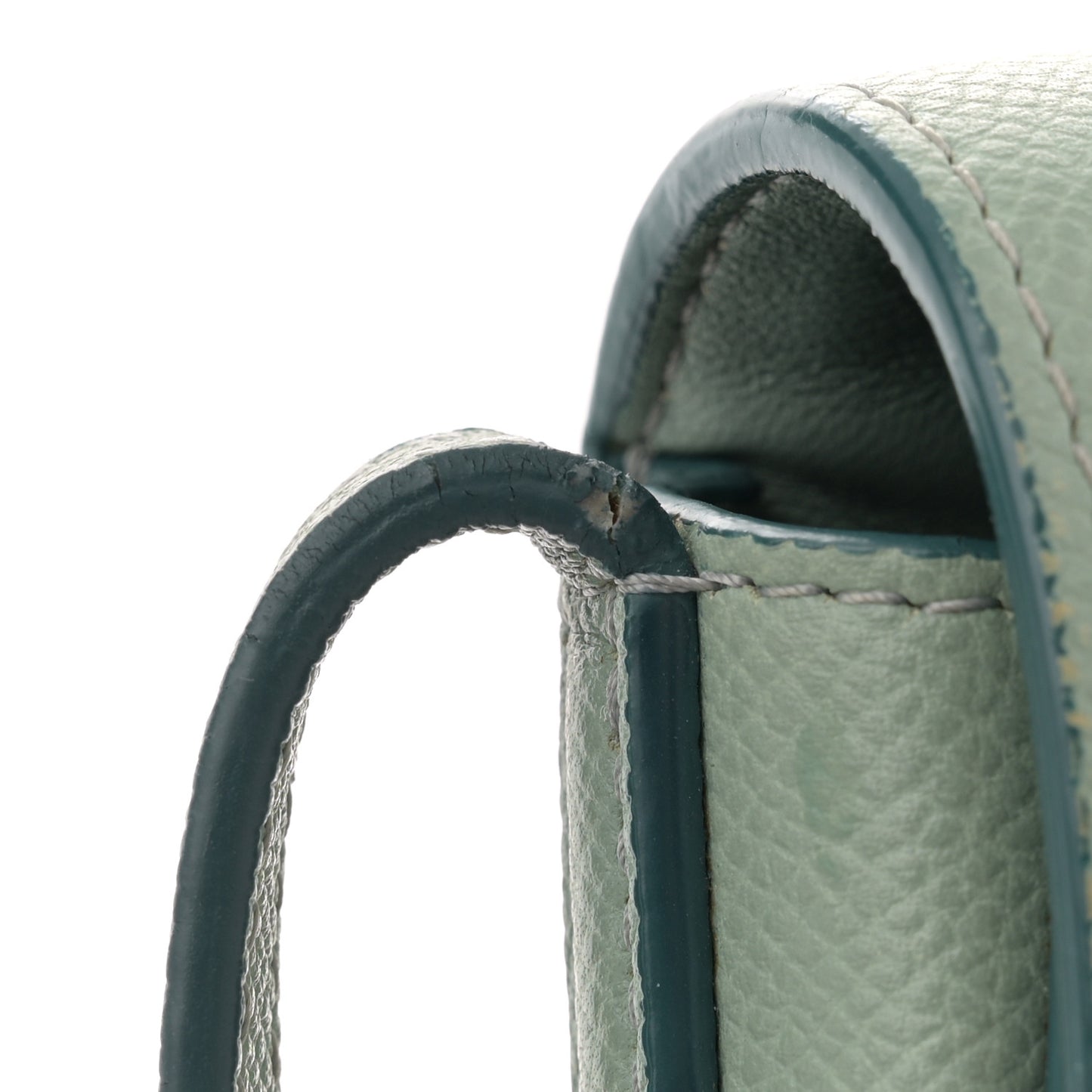 Baby Grained Calfskin Small Trotteur  Jade