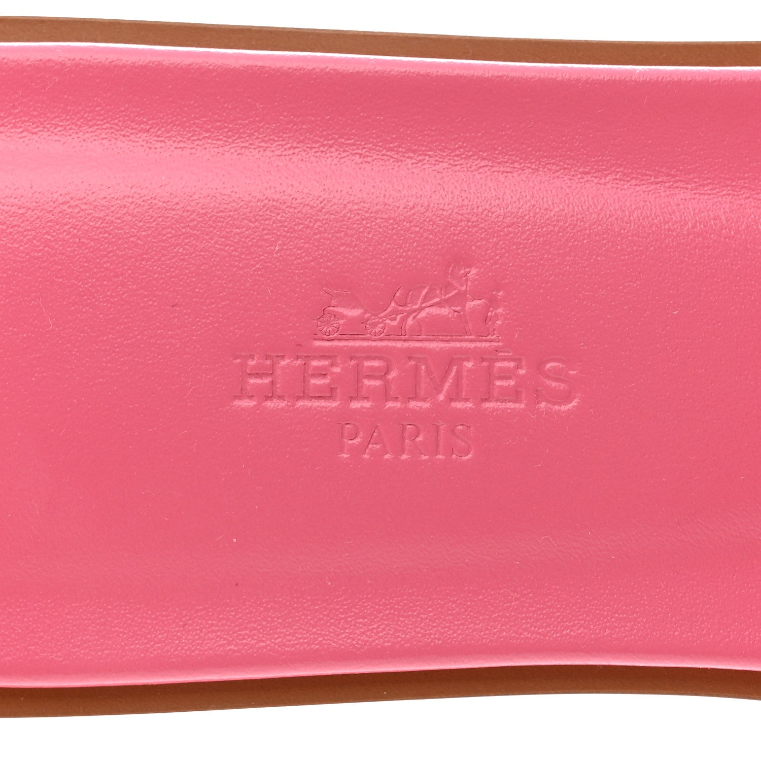 Hermes Suede Goatskin Oran Sandals 37 Rose Porcelaine 7 of 9