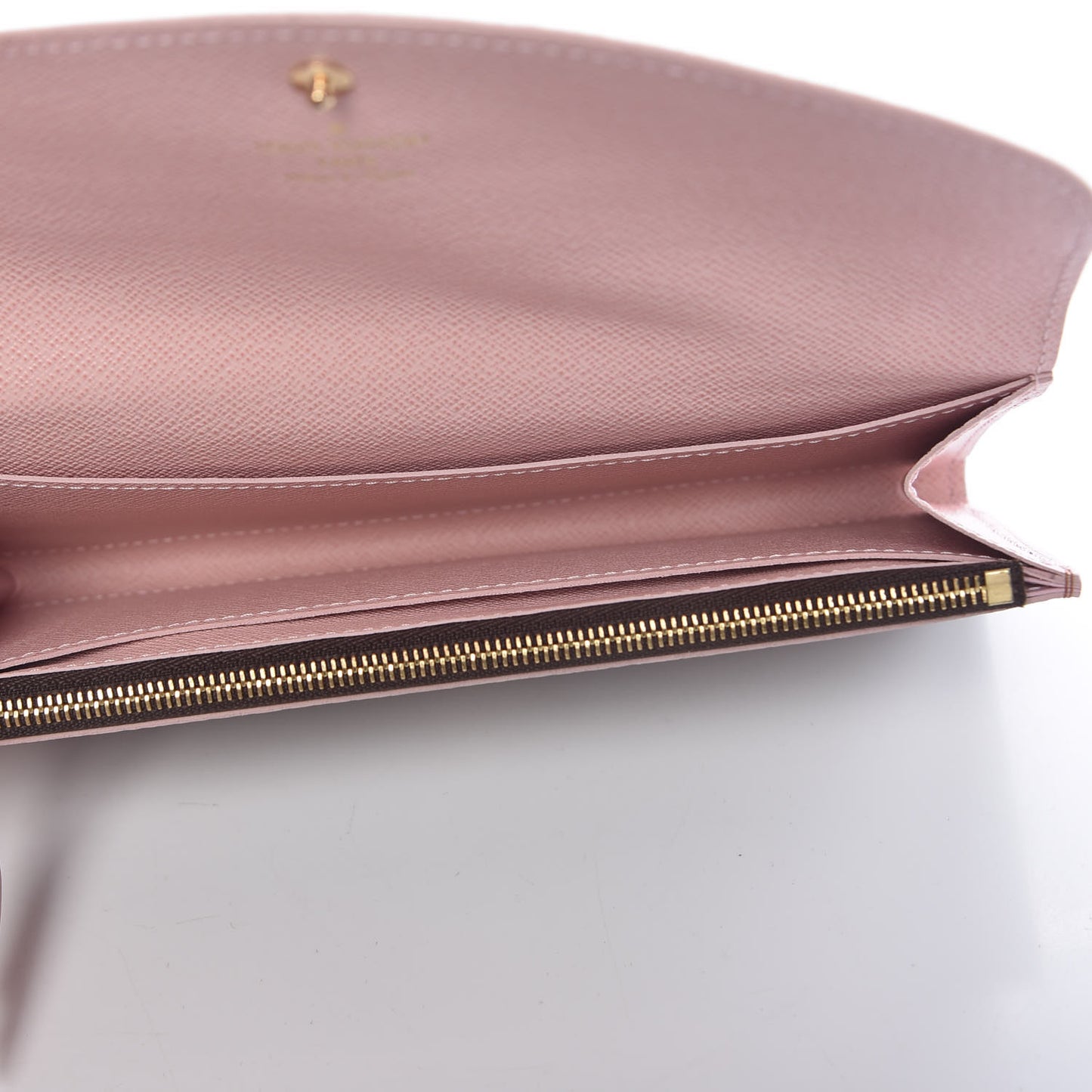 Damier Ebene Caissa Wallet Rose Ballerine