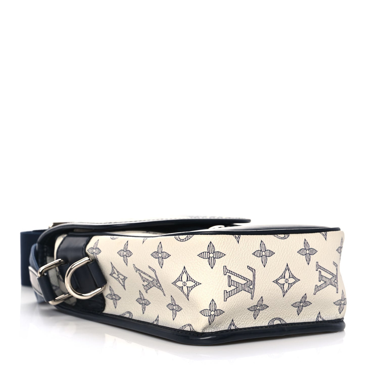 Savane Monogram Zebra Chapman Messenger BB White