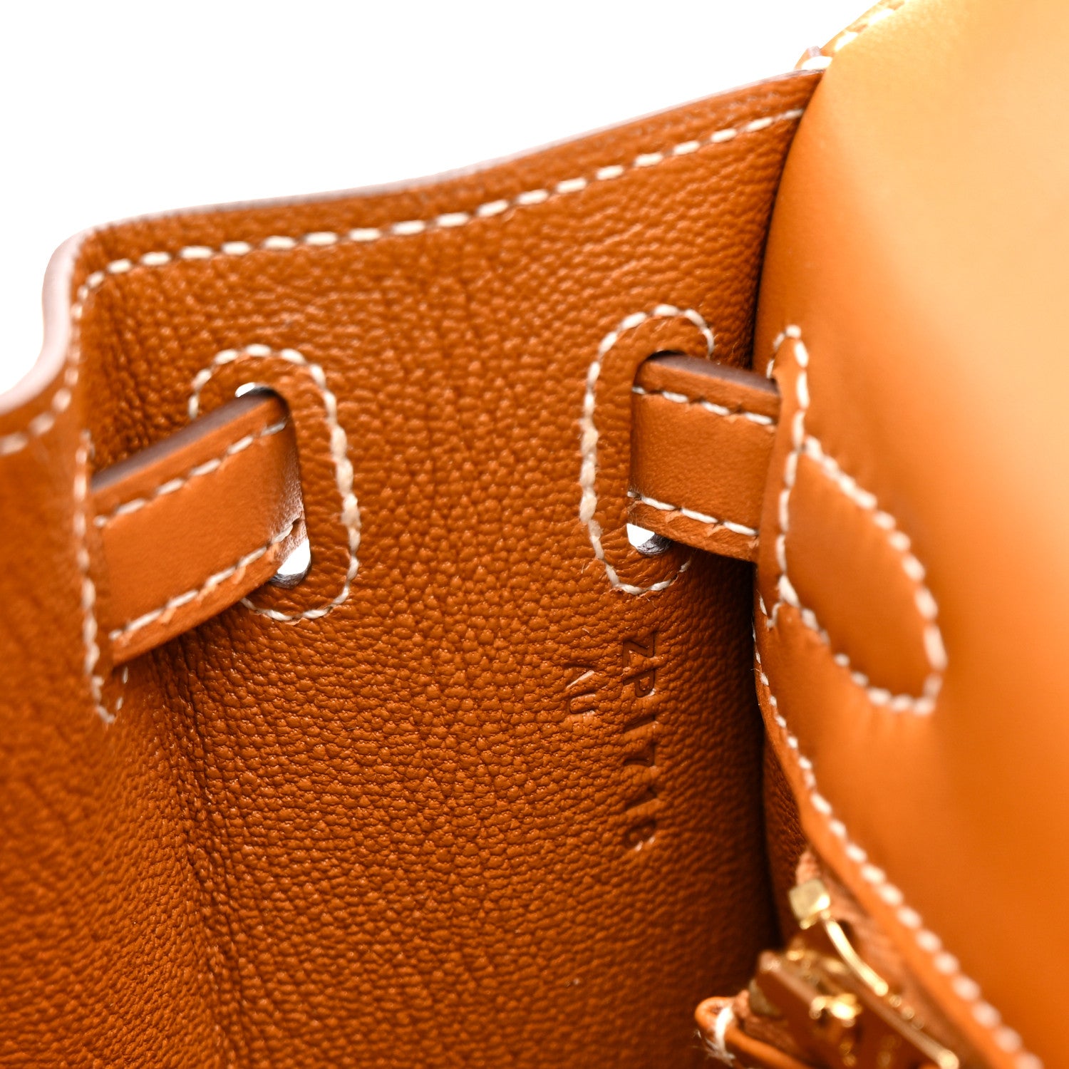 Hermes Veau Butler Kelly Sellier 25 Natural Sable 7 of 11