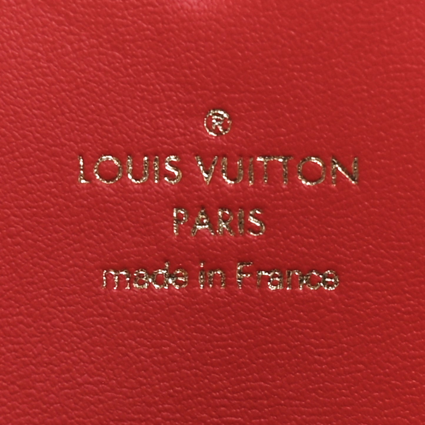 Monogram Medium Kirigami Pochette Insert Coquelicot