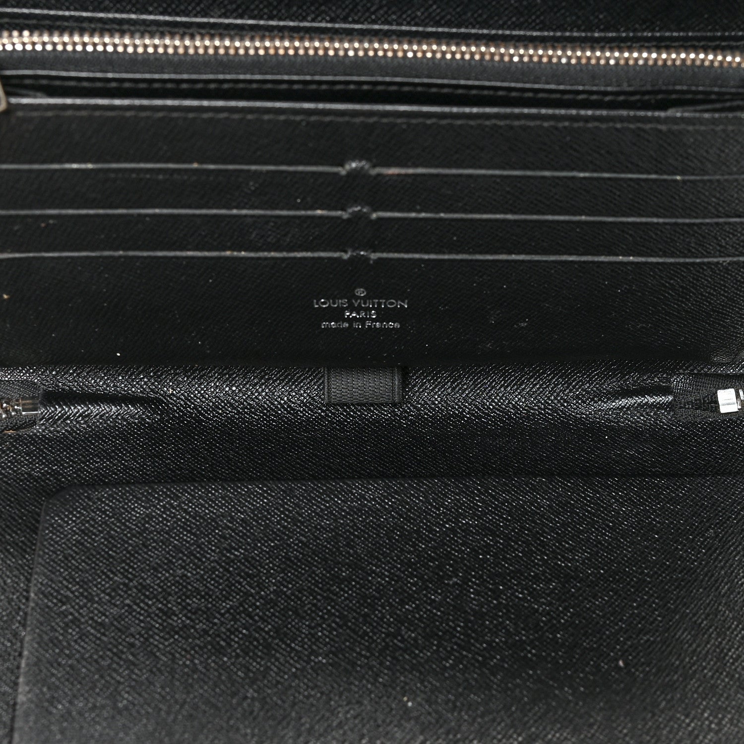 Louis Vuitton Epi Zippy Organizer Wallet Black 8 of 12