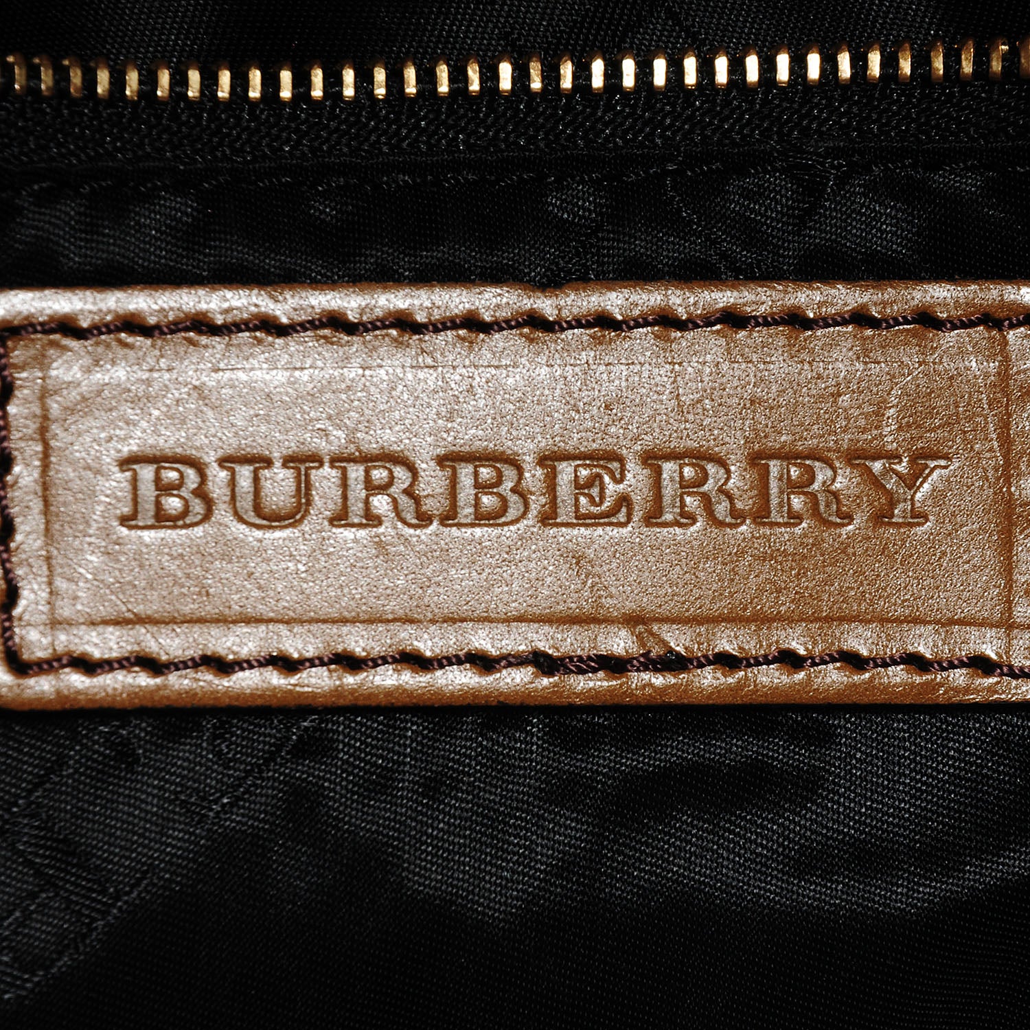 Burberry Bridle Calfskin House Check Owl Medium Orchard Bowling Bag Brown Ochre 10 of 12