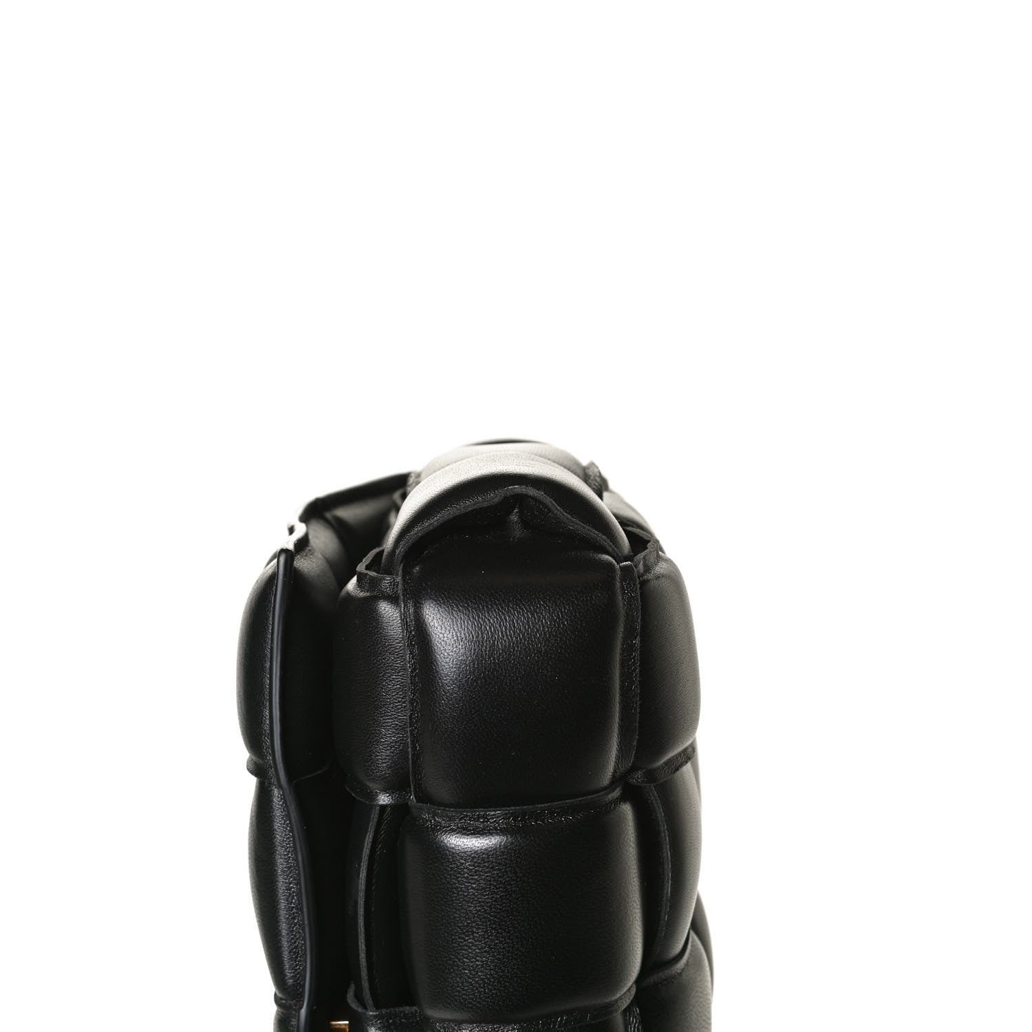 Bottega Veneta Nappa Maxi Intreccio Padded Cassette Crossbody Bag Black 14 of 15