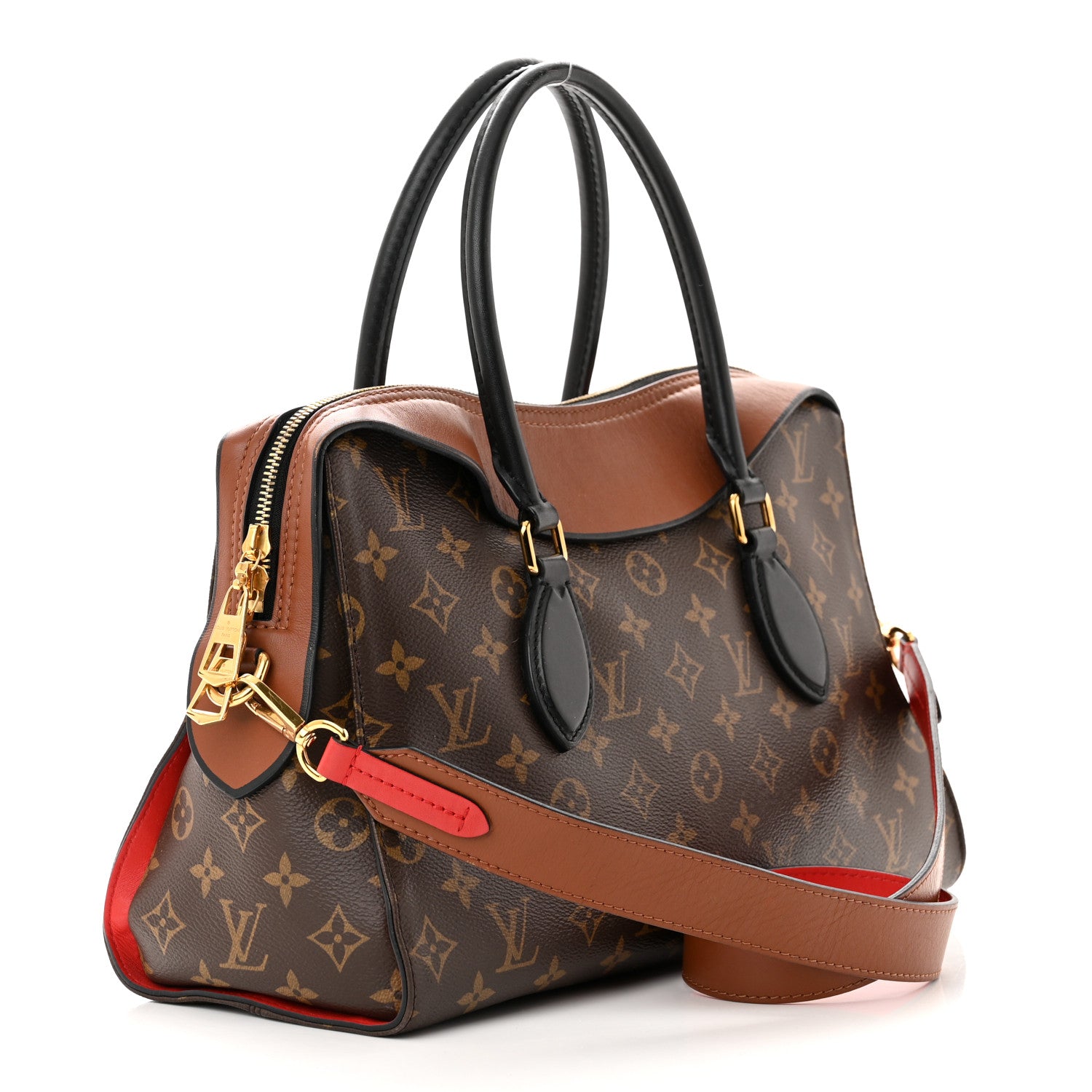 Louis Vuitton Monogram Tuileries Caramel Rouge 3 of 14