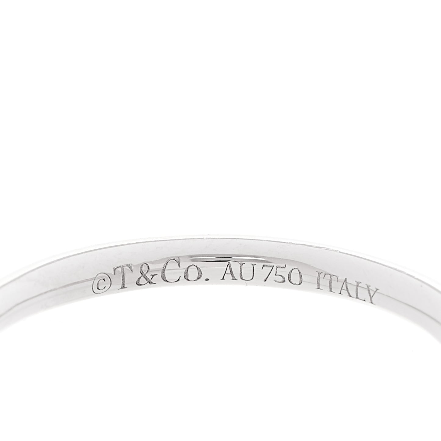 18K White Gold Ruby T Wire Ring 51 5.75