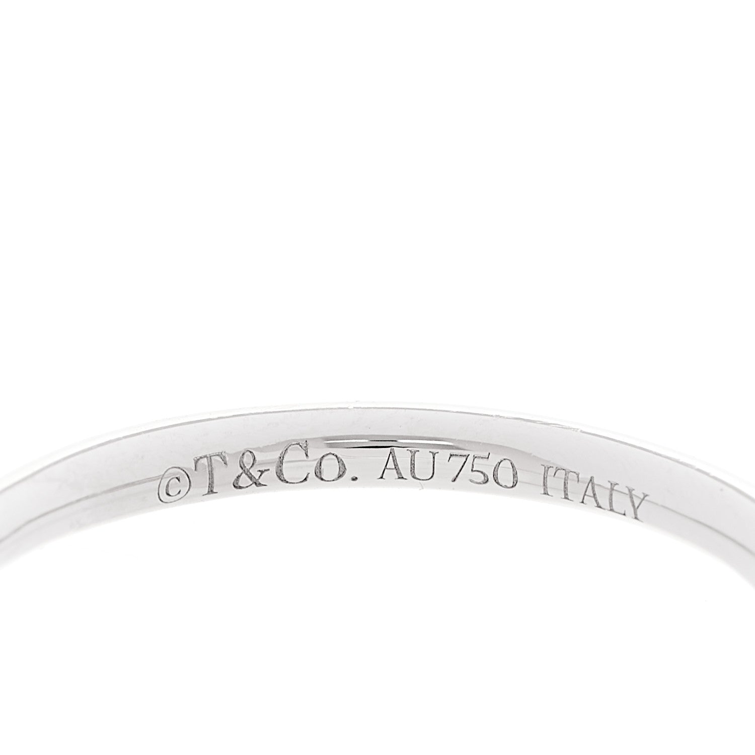 Tiffany 18K White Gold Ruby T Wire Ring 51 5.75 4 of 4