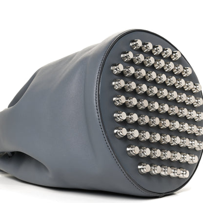 Alexander Wang Calfskin Alpha Bucket Bag Grey Silver Hardware 11 of 12