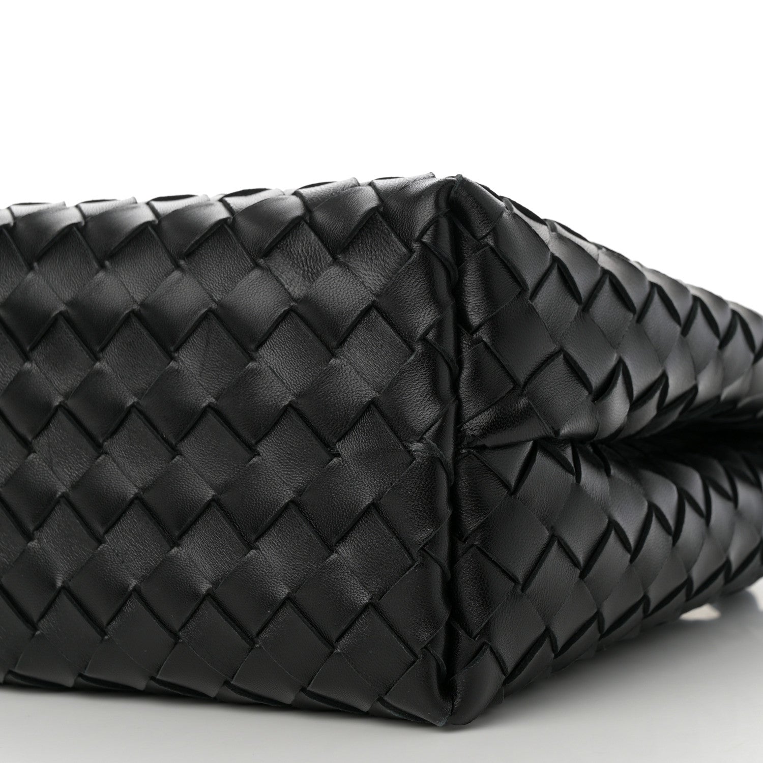 Bottega Veneta Nappa Intrecciato Medium Andiamo Shoulder Bag Black 9 of 9