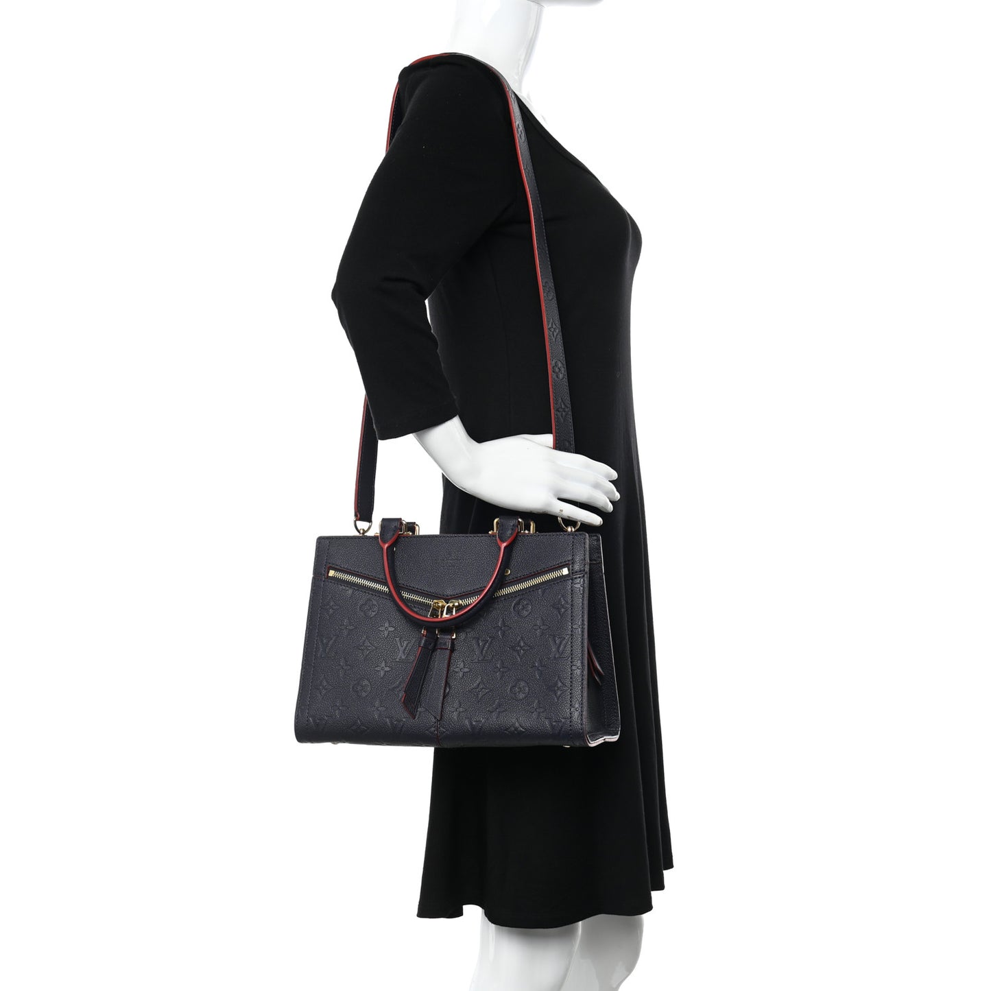 Empreinte Sully PM Marine Rouge