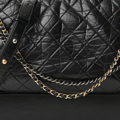 Chanel Aged Calfskin Quilted Large Gabrielle Hobo Black 8 of 10