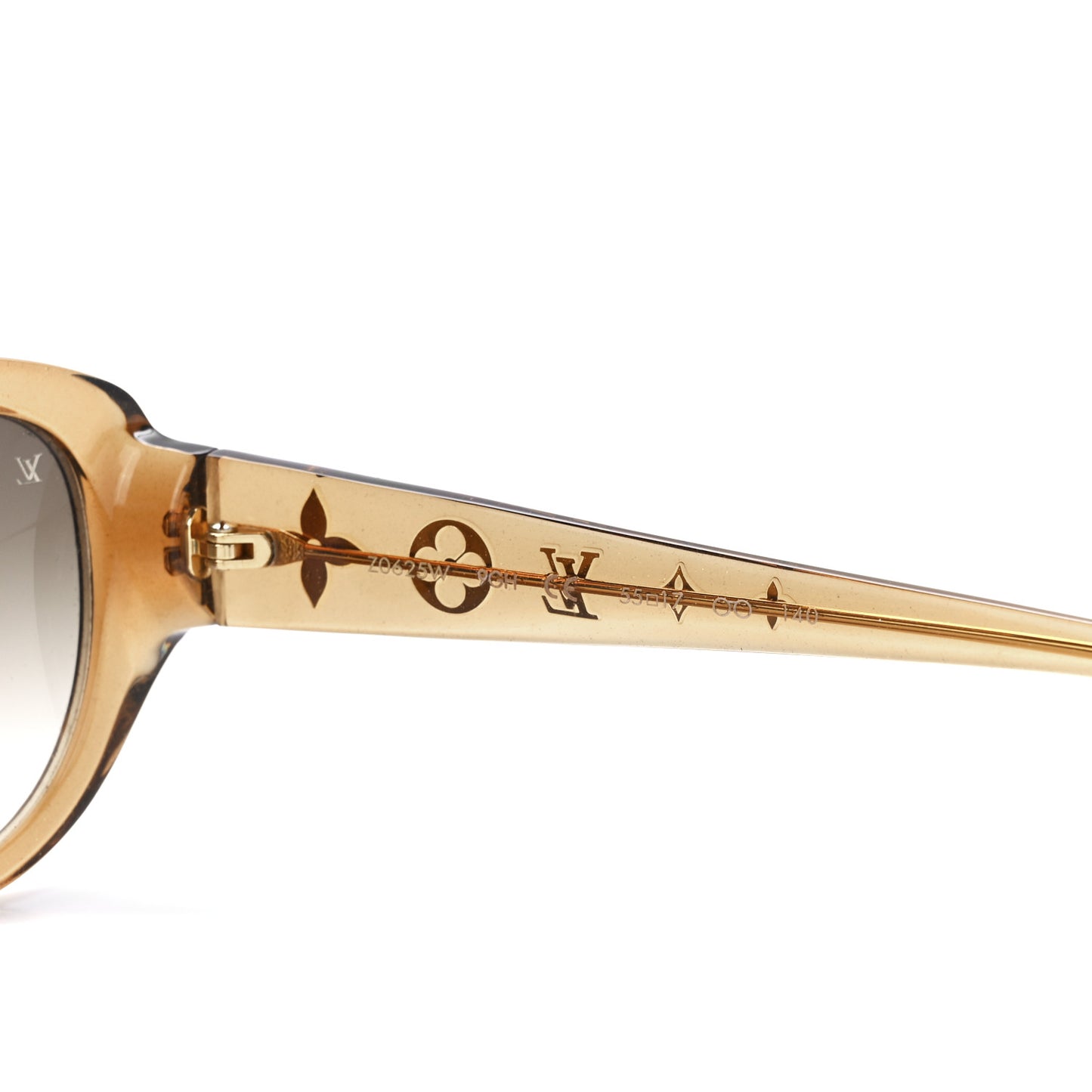 Acetate Obsession Cat Eye Sunglasses Z0625W Glitter Gold