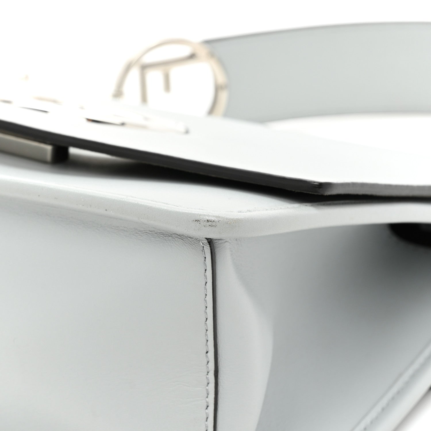 Fendi Vitello Century Opaco F is Fendi Kan I Shoulder Bag Grigio Perla 18 of 20