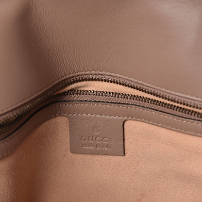 Gucci Calfskin Matelasse Medium GG Marmont Shoulder Bag Porcelain Rose 6 of 10