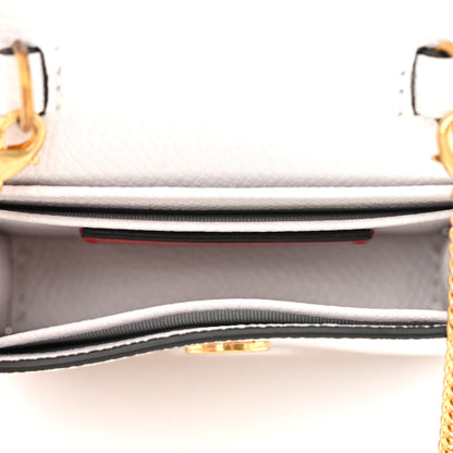 Valentino Garavani Grainy Calfskin Mini VSling Shoulder Bag White 5 of 10