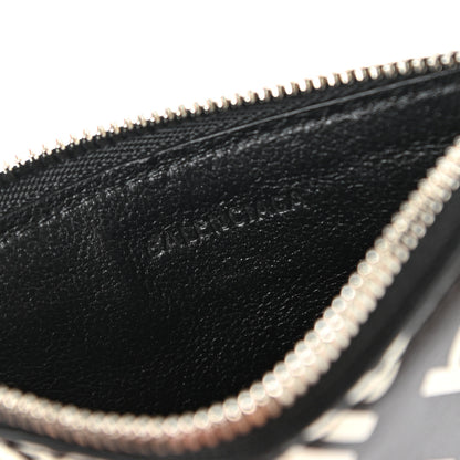 Balenciaga Calfskin Diagonal Logo Large Cash Long Coin Card Holder Black 6 of 9