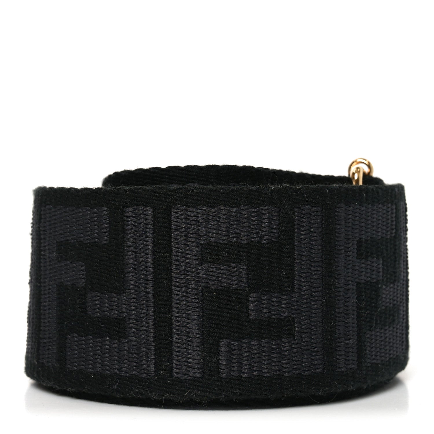 Fendi Ribbon Vitello King FF 1974 Adjustable Strap You  Ghiaia Grigio Dark Asphalt 2 of 4
