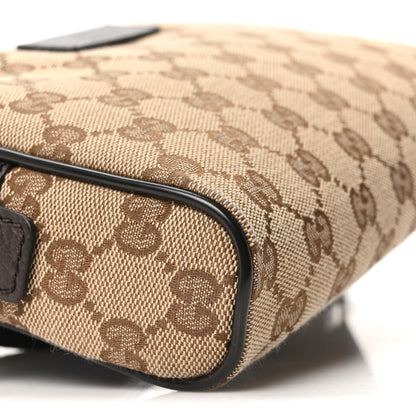 Gucci Monogram Belt Bag Dark Brown 9 of 10