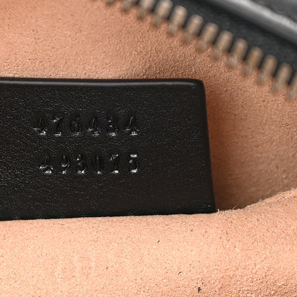 Gucci Calfskin Matelasse GG Marmont Belt Bag 75 30 Black 7 of 14