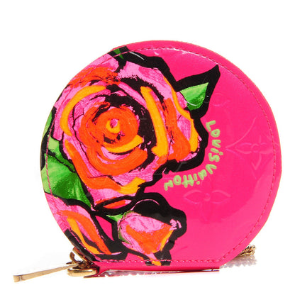 Louis Vuitton Vernis Roses Chapeau Coin Purse Rose Pop 1 of 7