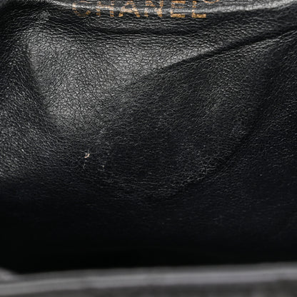 Chanel Lambskin Quilted Drawstring Backpack Black 11 of 15