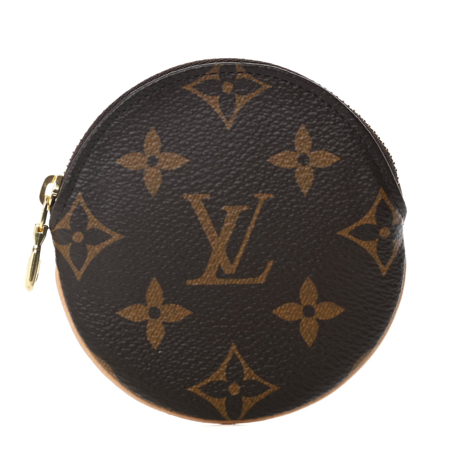 Monogram Round Coin Purse