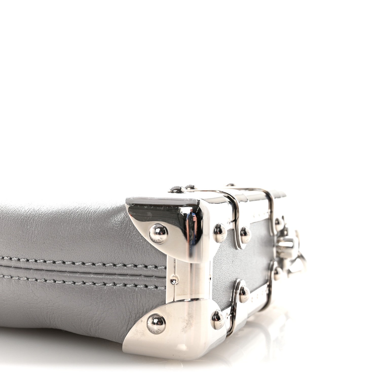 Louis Vuitton Calfskin Slim Trunk  Gris Trianon 9 of 9