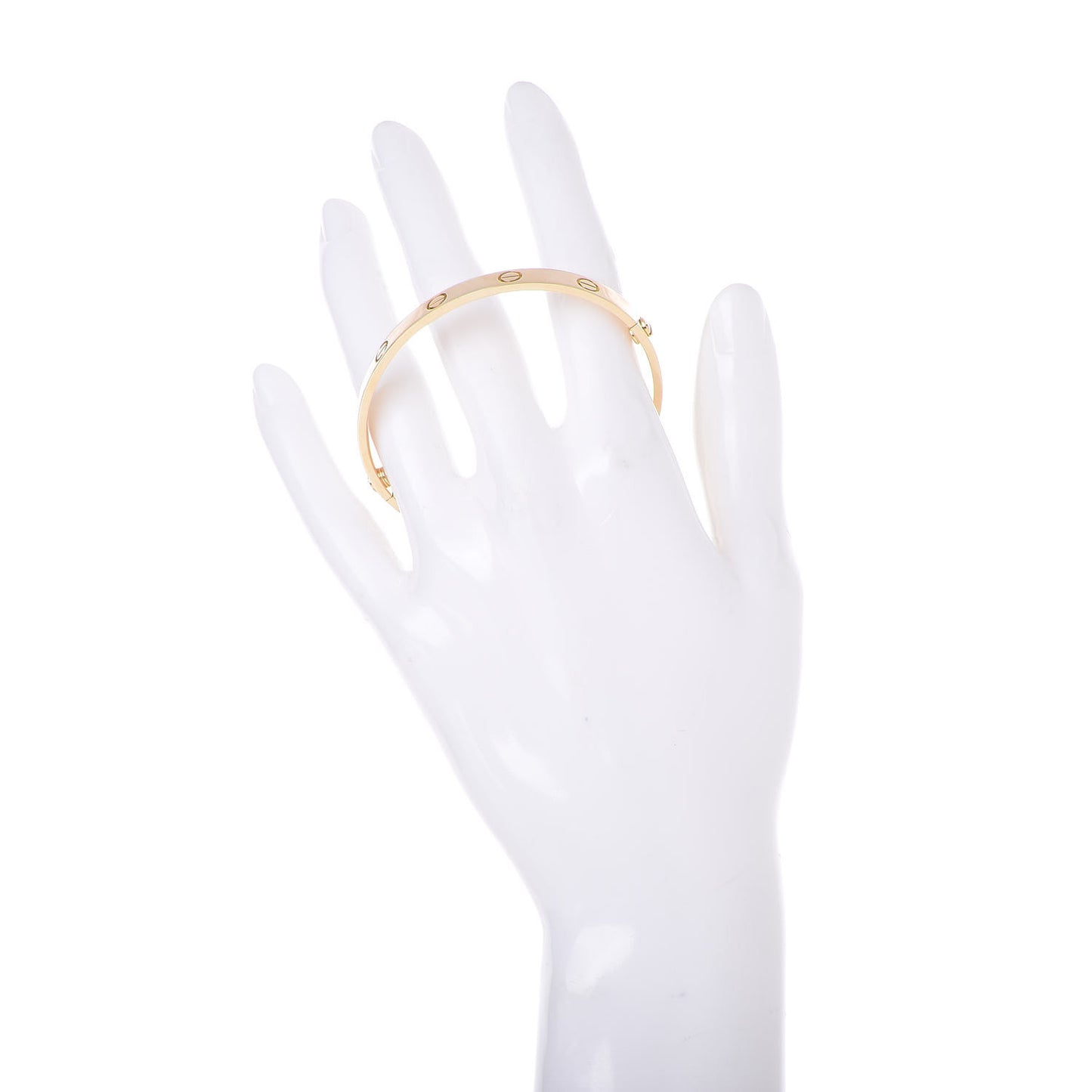 18K Yellow Gold LOVE Bracelet 17