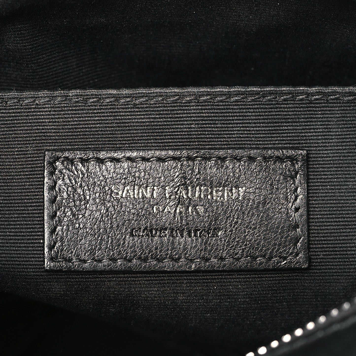 Calfskin Matelasse Monogram Monochrome Lou Camera Bag Black