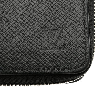 Louis Vuitton Taiga Zippy Coin Purse Vertical Black 7 of 8